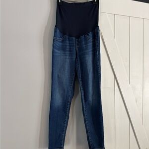 a:glow Dark Blue Maternity Jeggings